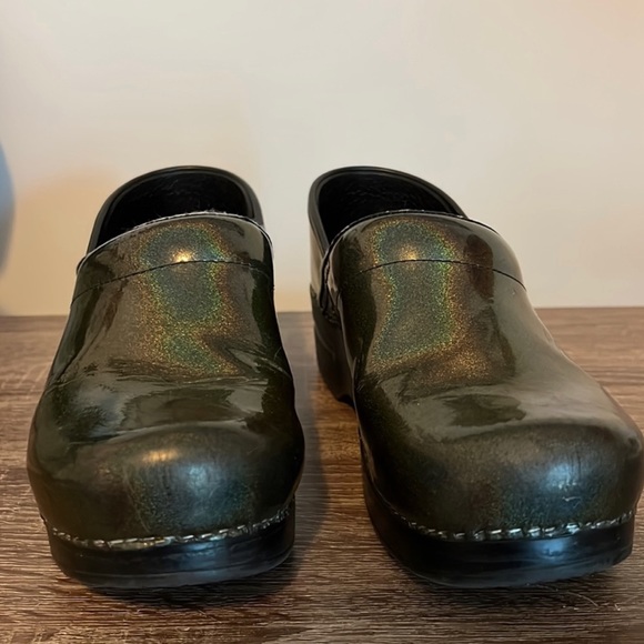 Dansko clogs green size 38 comfortable slip on shoe 8 - Picture 4 of 11